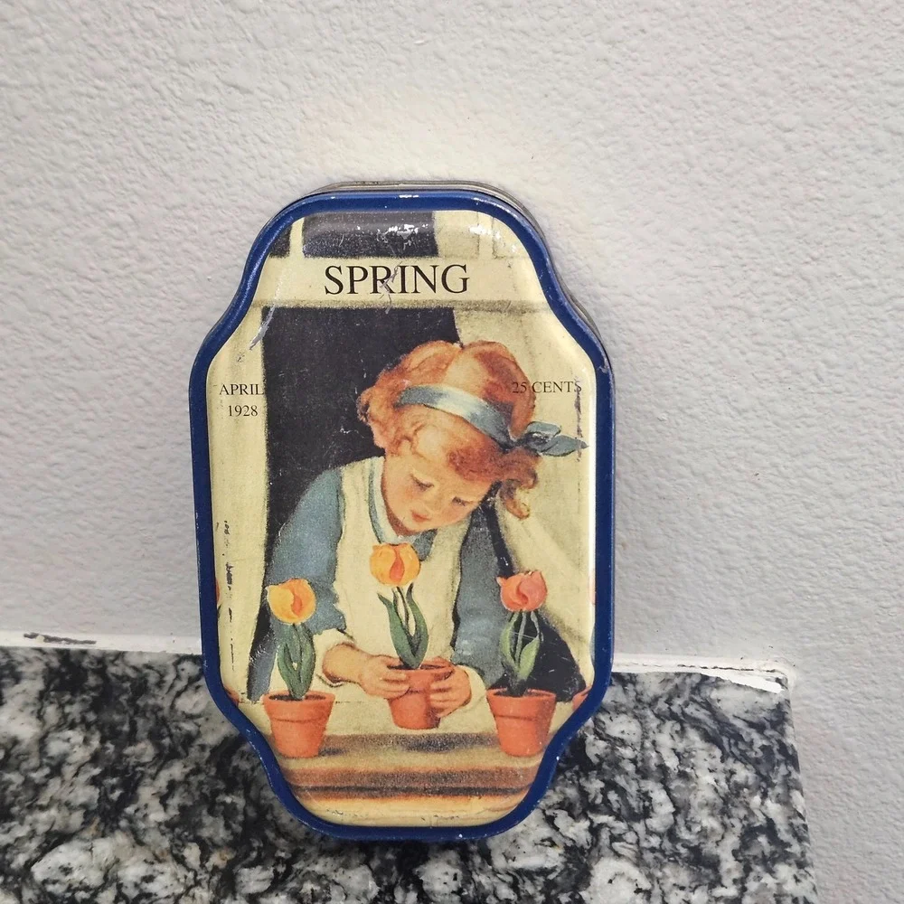 Vintage Good HouseKeeping Spring Tin 1928